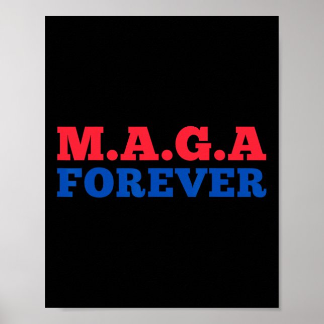Póster M.a.g.a. Por siempre  (Frente)