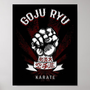 Póster M Dam Goju Ryu Karate - Uni-adultos