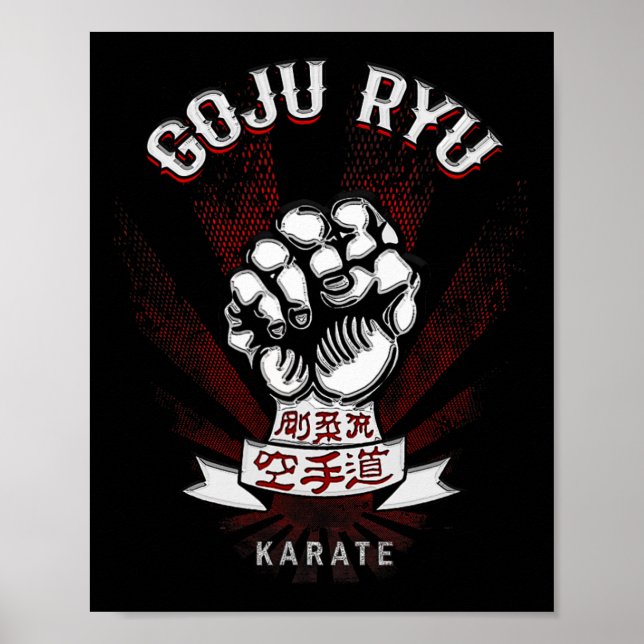 Póster M Dam Goju Ryu Karate - Uni-adultos (Frente)