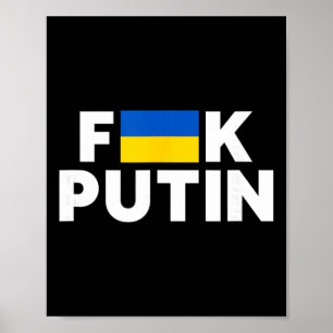 Póster M##ierda Putin Me Sólido Con Ucrania
