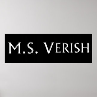 Póster M.S. Verish Banner