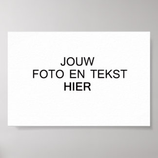 Póster Maak je eigen Poster