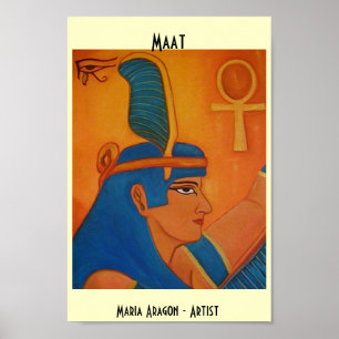 PÓSTER MAAT - DIOSA EGIPCIA
