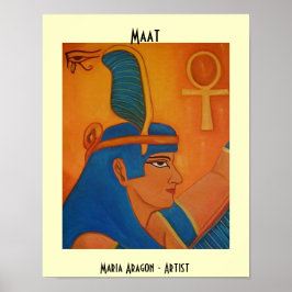PÓSTER MAAT - DIOSA EGIPCIA
