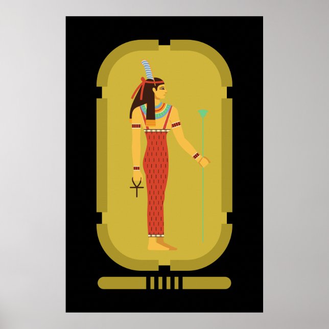 Póster Maat On Gold Cartouche (Frente)