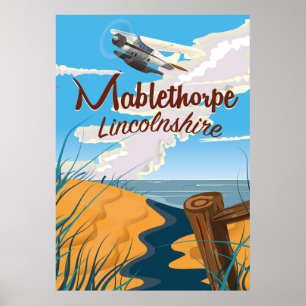 Póster Mablethorpe, poster de viajes en la vendimia de Li