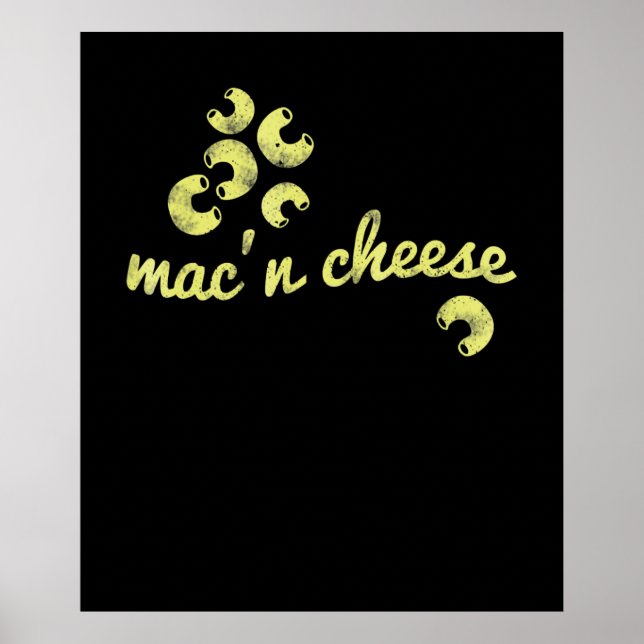 Póster Mac n | regalo divertido de humor del chef (Frente)