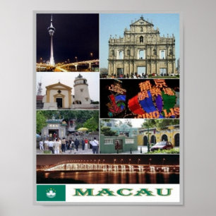 Póster Macao - Macao - Mosaico -