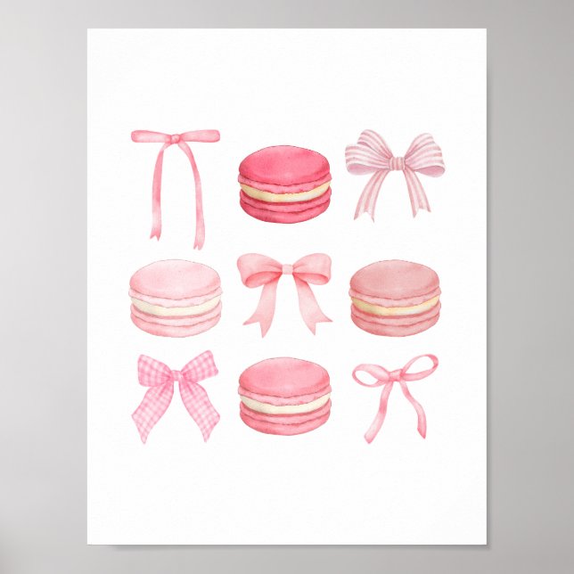 Póster Macaron Bow Print (Frente)