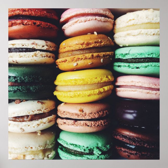 Póster Macarones, Nueva Orleans (Frente)