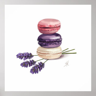 Póster Macarons