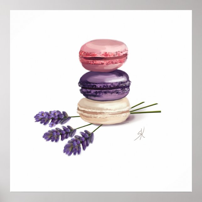 Póster Macarons (Frente)