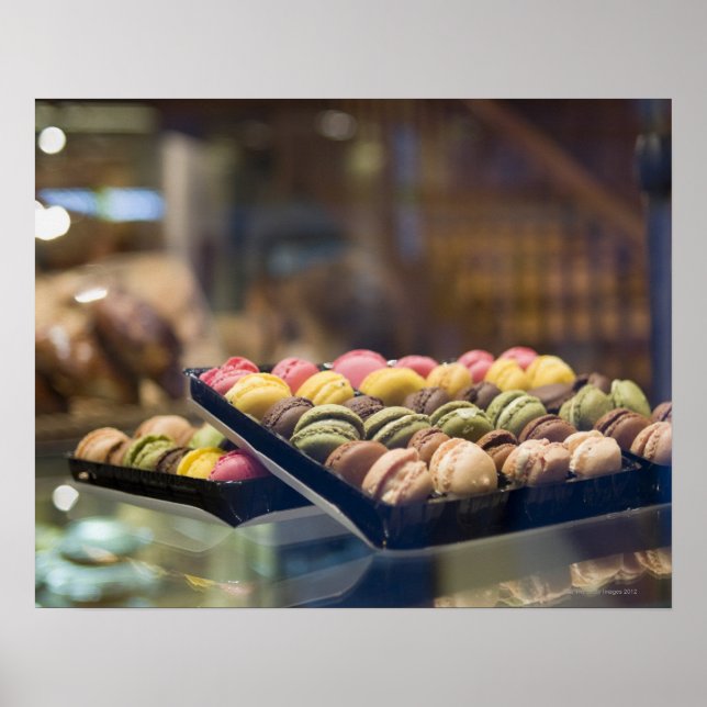 Póster Macarons en Mostrar ventana 2 (Frente)