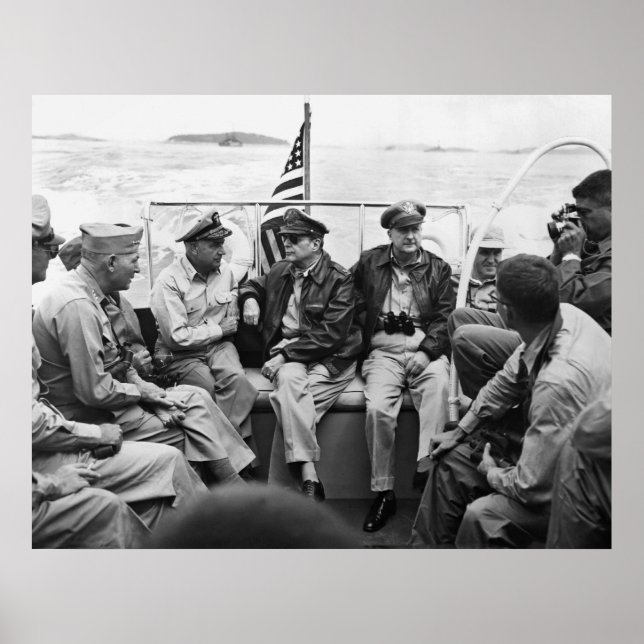 Póster MacArthur y sus generales (Frente)