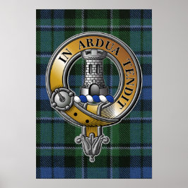 Póster MacCallum Tartan & Badge