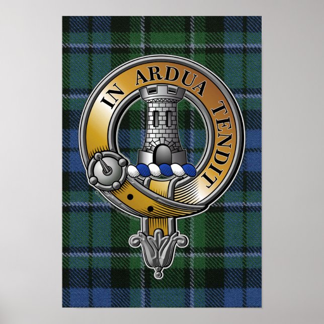 Póster MacCallum Tartan & Badge (Frente)