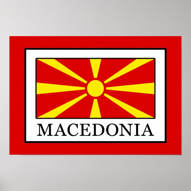Póster Macedonia (Frente)