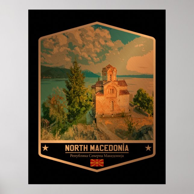 Póster Macedonia del Norte (Frente)