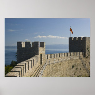 Póster MACEDONIA, Ocrida. Castillo de Samoil - Castillo 2