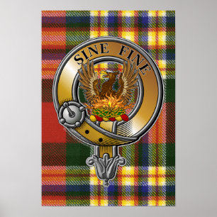 Póster MacGill Tartan & Badge