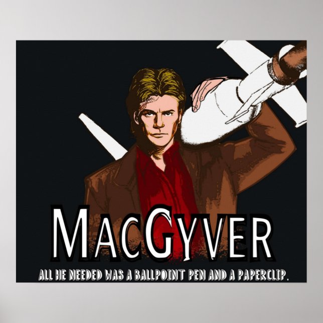 Póster Macgyver (Frente)