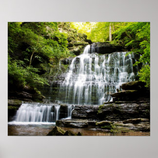 Póster Machine Gun Waterfalls