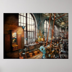 Póster Machinist - De vuelta en los días de ayer
