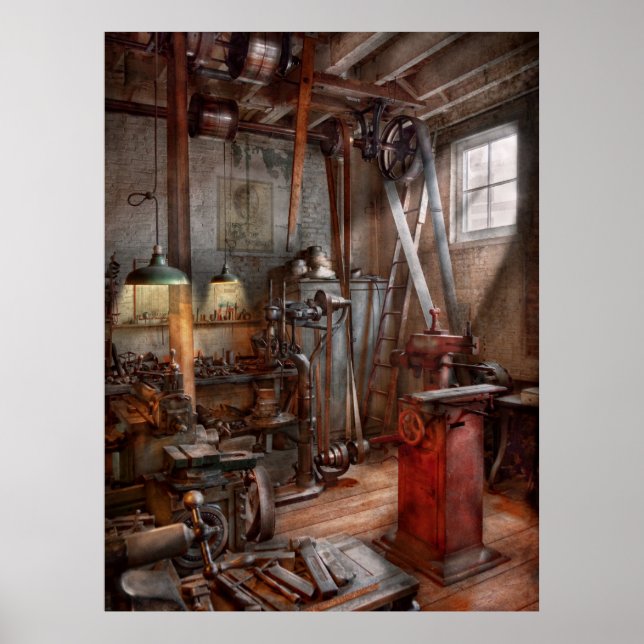 Póster Machinist - El taller moderno (Frente)