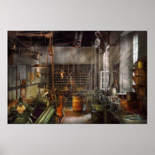 Póster Machinist - Lathes - paraíso de los maquinistas