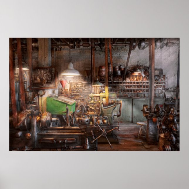 Póster Machinist - Todo empieza con un journeyman (Frente)