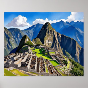 Póster Machu Picchu