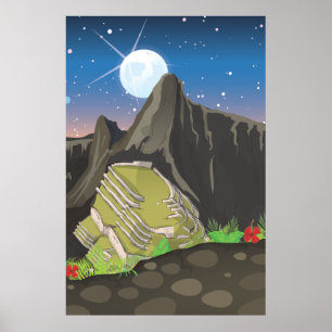 Póster Machu Picchu