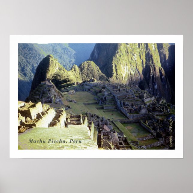 Póster 'Machu Picchu al amanecer' (Frente)