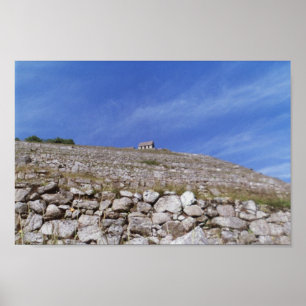 Póster Machu Picchu - mirando para arriba la cabaña del