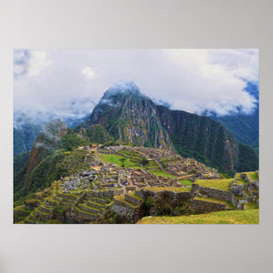 Póster Machu Picchu Overlook, Perú