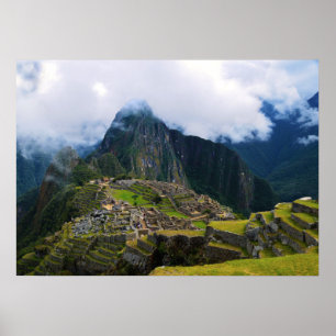 Póster Machu Picchu Overlook, Perú