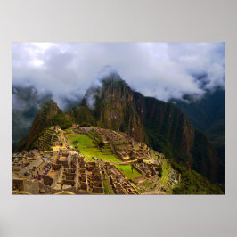 Póster Machu Picchu Overlook, Peru
