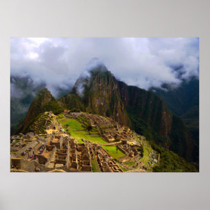 Póster Machu Picchu Overlook, Peru