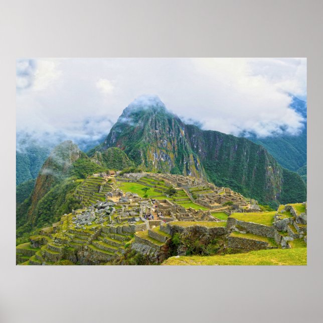 Póster Machu Picchu Overlook, Poster peruano (Frente)