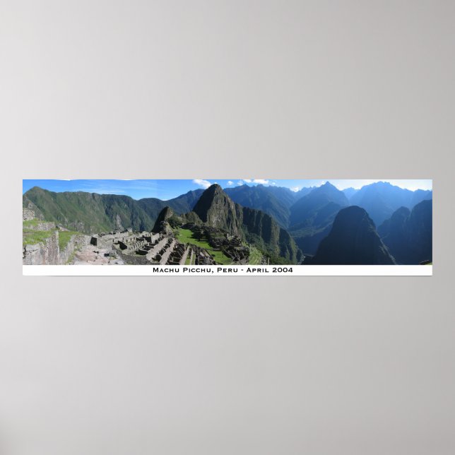 Póster Machu Picchu Panorama 2 (Frente)