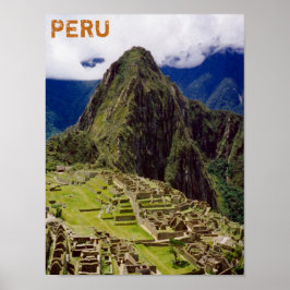 Póster Machu Picchu, Perú