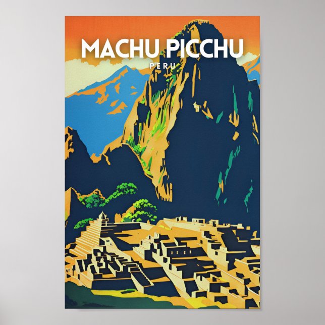 Póster Machu Picchu, Perú (Frente)