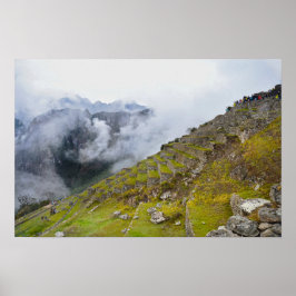 Póster Machu Picchu, Perú, Terrazas