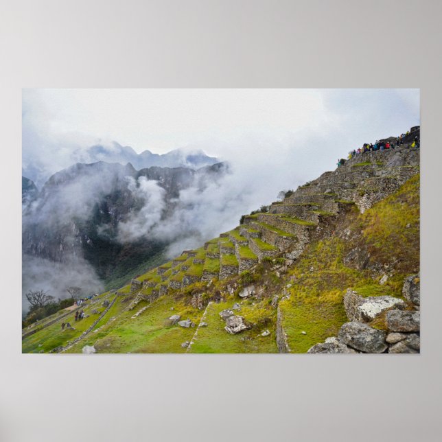 Póster Machu Picchu, Perú, Terrazas (Frente)