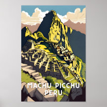 Machu picchu peru vintage viajar pico de alpaca la