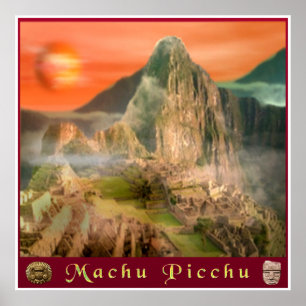 Póster Machu picchu poster