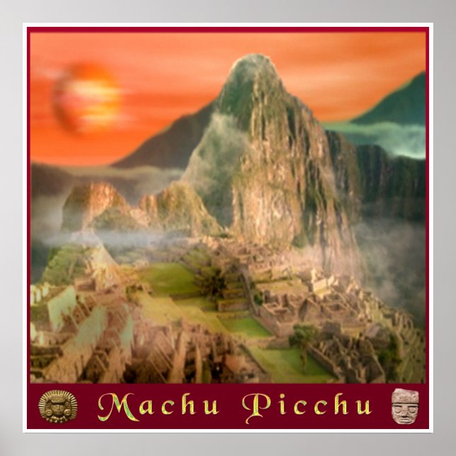 Póster Machu picchu poster (Frente)