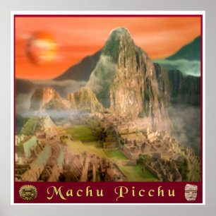 Póster Machu picchu poster