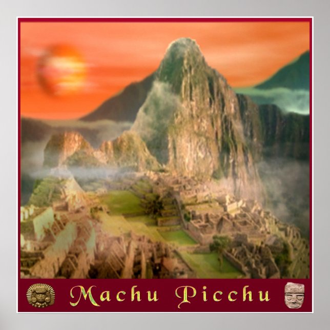 Póster Machu picchu poster (Frente)