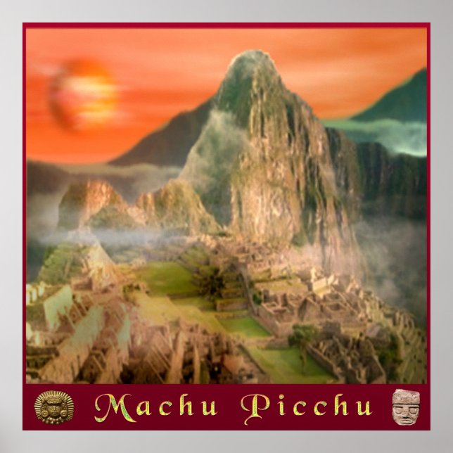 Póster Machu Picchu poster (Frente)